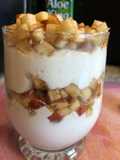 Bratapfel Quark Dessert