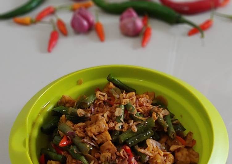 Oseng Tempe Kacang Panjang