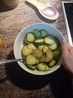 A picture of Viral Salad with Cucumber!.