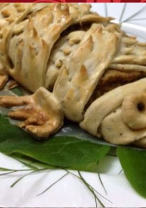 A picture of Crocodile veggie loaf.