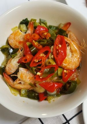 Foto resep Tim udang bawang putih