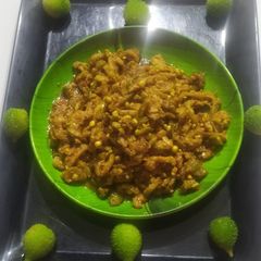 Spiny gourd sabji A picture of Spiny gourd sabji.