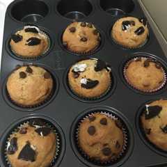 รูปของ Banana Choco Muffin Easy No Mixer !