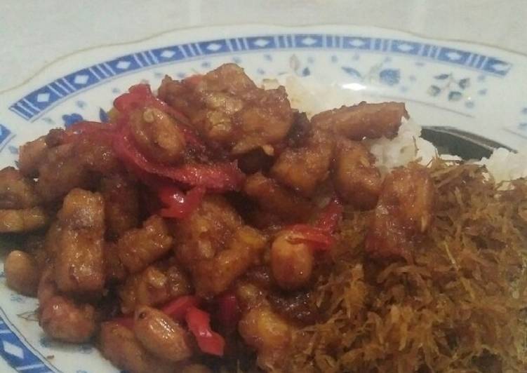 Resep Kering tempe pedas manis, Bikin Ngiler