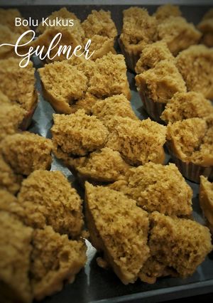 Foto resep Bolu kukus gula merah mekar (tanpa mixer)