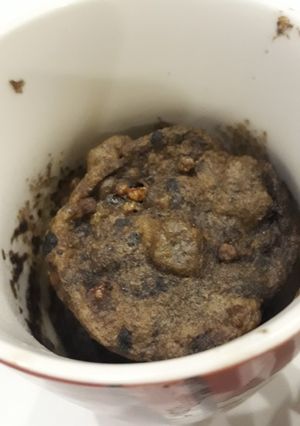 A picture of Mug lava cake.