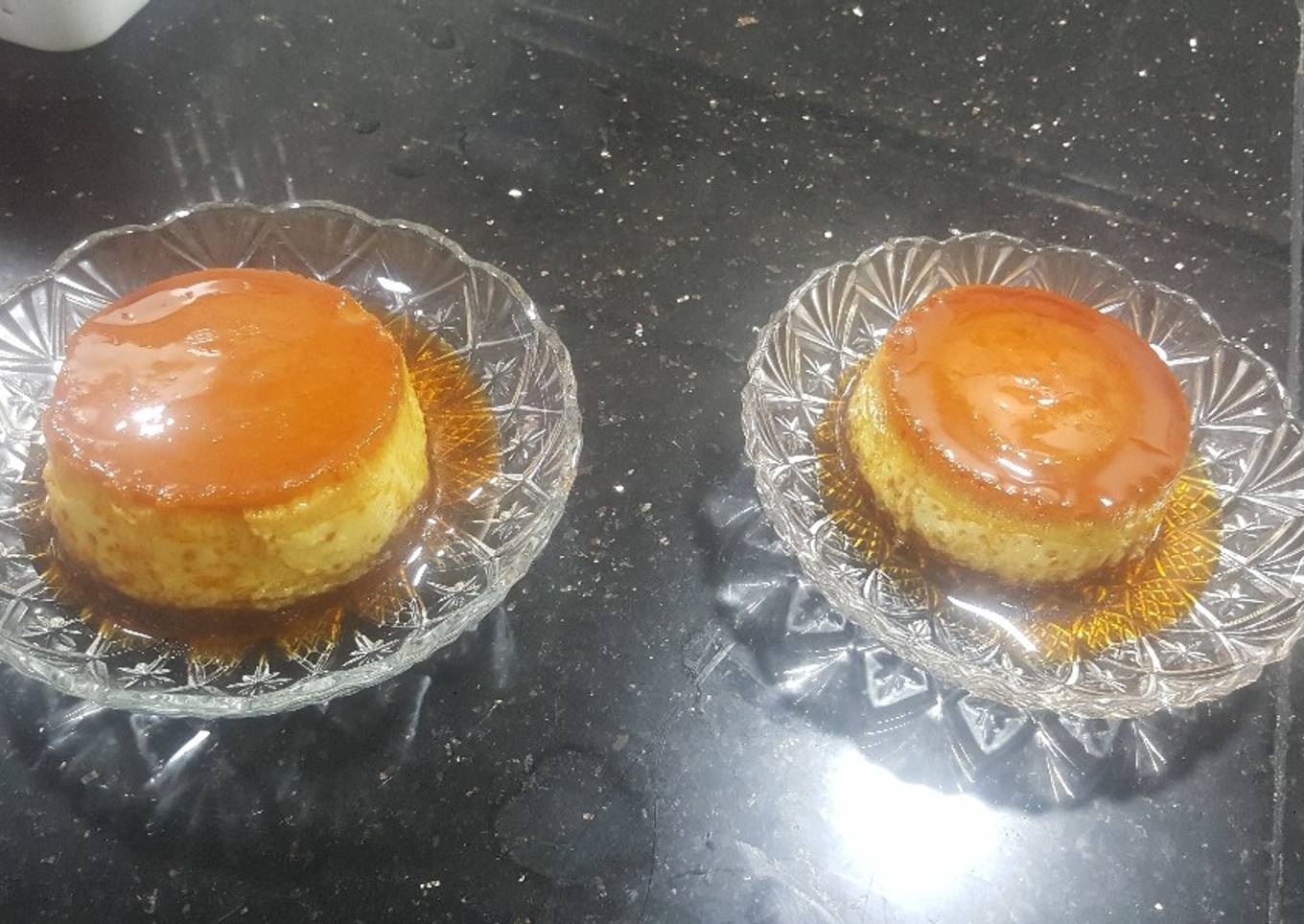 Flan caramel cuit à la vapeur