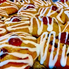 Sticky Iced Buns A picture of Sticky Iced Buns.