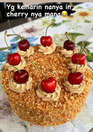 Foto resep Nougat mocca salted caramel cake