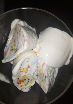 A picture of My home made ice cream.