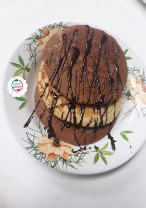 A picture of Chocolate pancakes.
