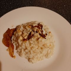 A picture of Risotto pere e gorgonzola.