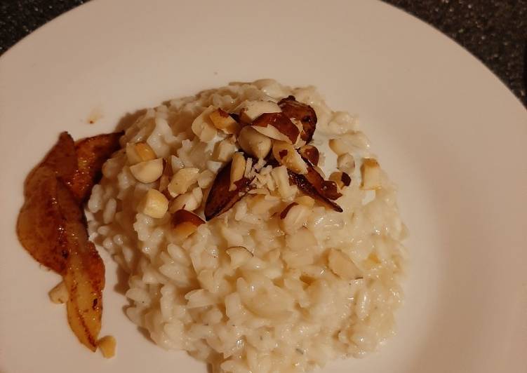 Recipe of Speedy Risotto pere e gorgonzola