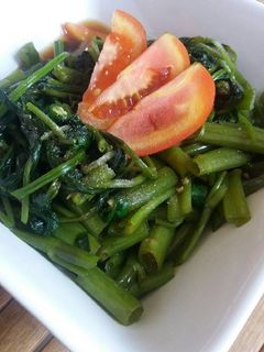 Foto resep tumis kangkung simple
