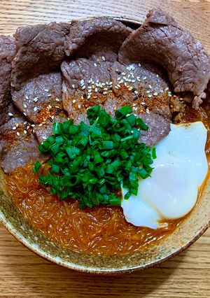 韓式辣醬冬粉 的食譜成品照片