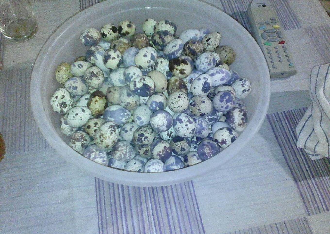 Telur Puyuh Rebus...ala..erni hartanti😄😍