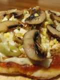 Pizza de puerro y huevo 🍕