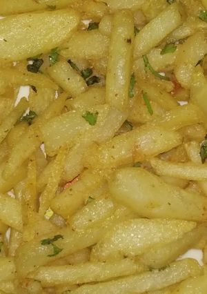 A picture of French fries.