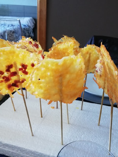Una foto de Piruletas de queso