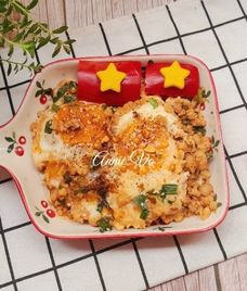 trứng hấp thịt