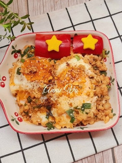 Hình của món Trứng chưng thịt vai xay.