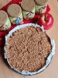 Torta rústica de avena y manzanas 🥣 Nutritiva de sabor suave y natural 🍎 Sin balanza