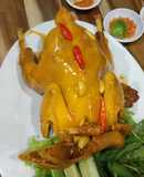 Gà hấp mắm nhĩ