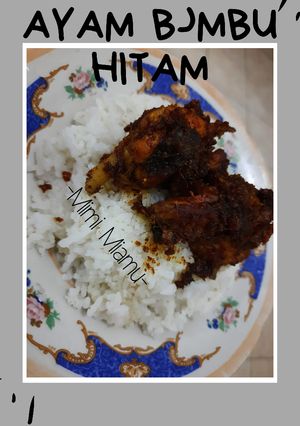 Foto resep Ayam Bumbu Hitam Madura