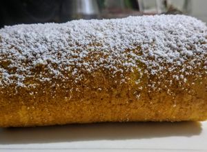 Una foto de PIONONO Casero,🌯 relleno con Crema Pastelera & Baileys🍾...!