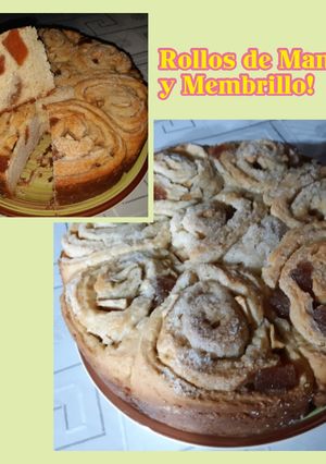 Una foto de Rollos de manzana y Membrillo 🥰