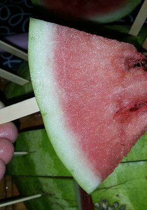 Una foto de Sandía divertida