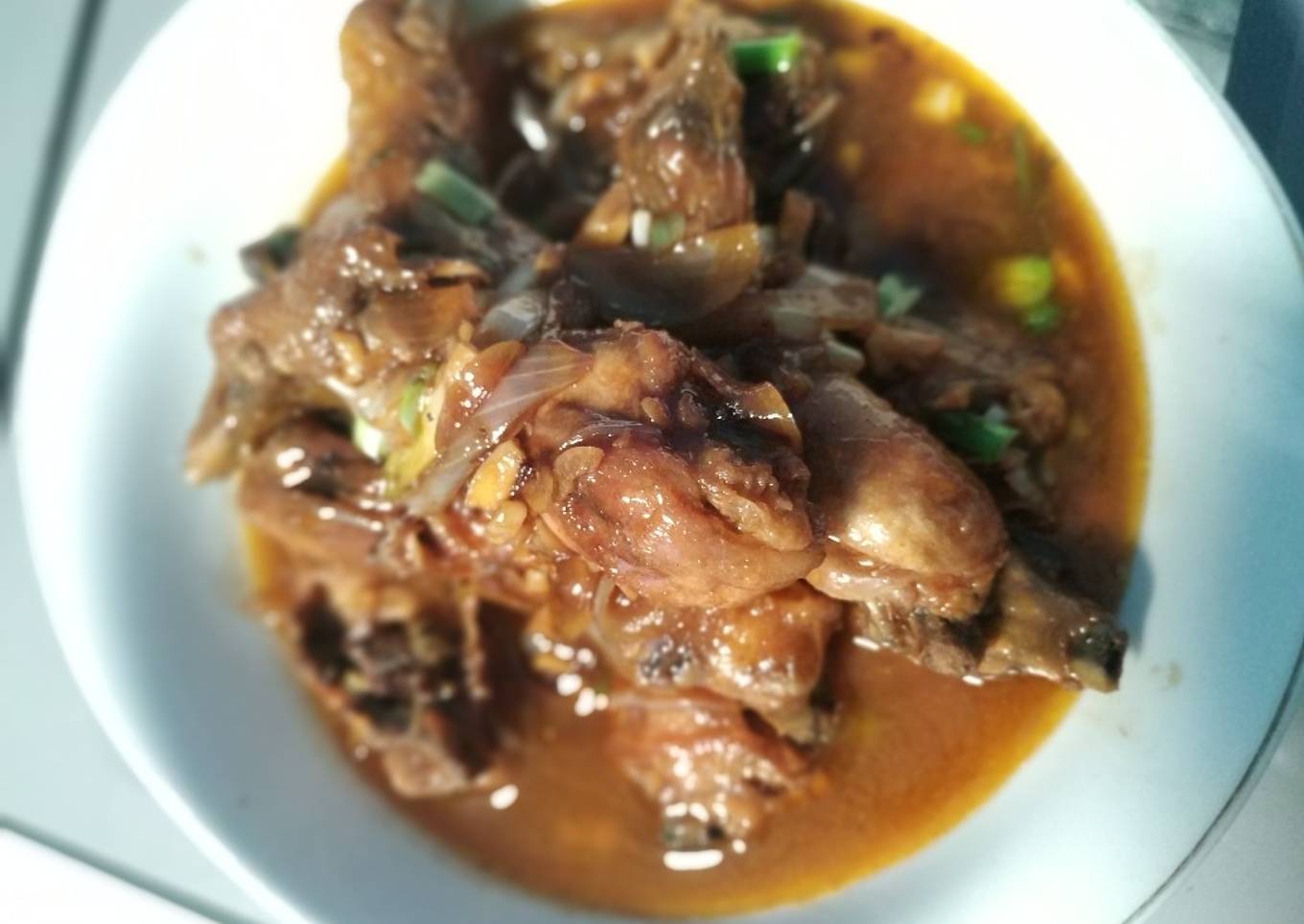 Ayam goreng saus mentega