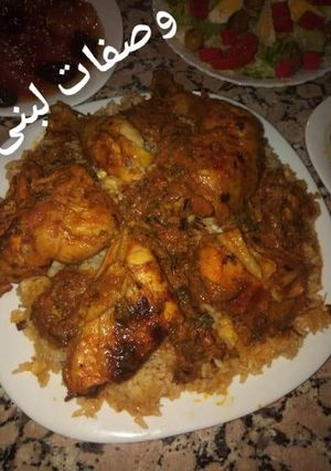صورة لوصفة دجاج محمر في أكياس الشواء