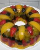 Molde de frutas y gelatina