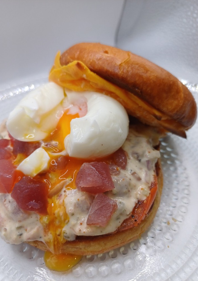Una foto de Sándwich Brioche de David Muñoz