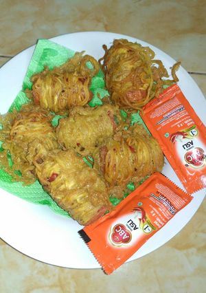 Foto resep Sosis Gulung Mie