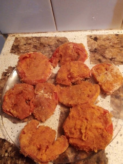 Una foto de Milanesas de tomate