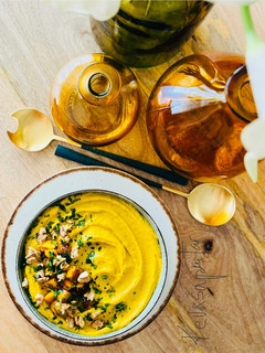 Una foto de Hummus de mango 🍋 🥭 🥭 🍋