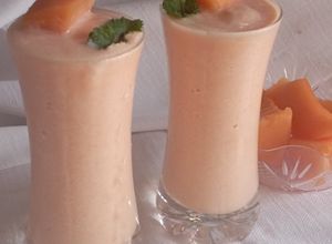 Foto di Smoothie al melone Cantalupo