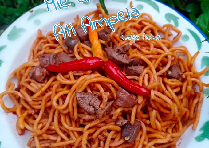 Mie Goreng Pedas Ati Ampela