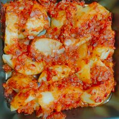 A picture of Smoked Masala potatoes.