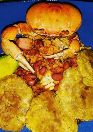 Una foto de Arroz con Jueyes