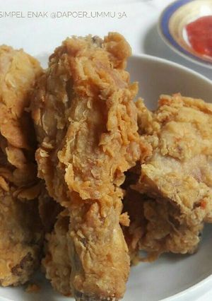 Foto resep Ayam tepung simpel enaak dan renyahnya awet