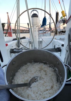 A picture of Seven Seas Rice.