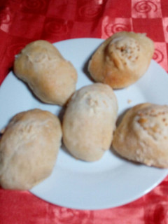 Una foto de Pancitos de queso, rellenos de queso