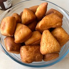 A picture of All Purpose flour Mandazi -with yeast.