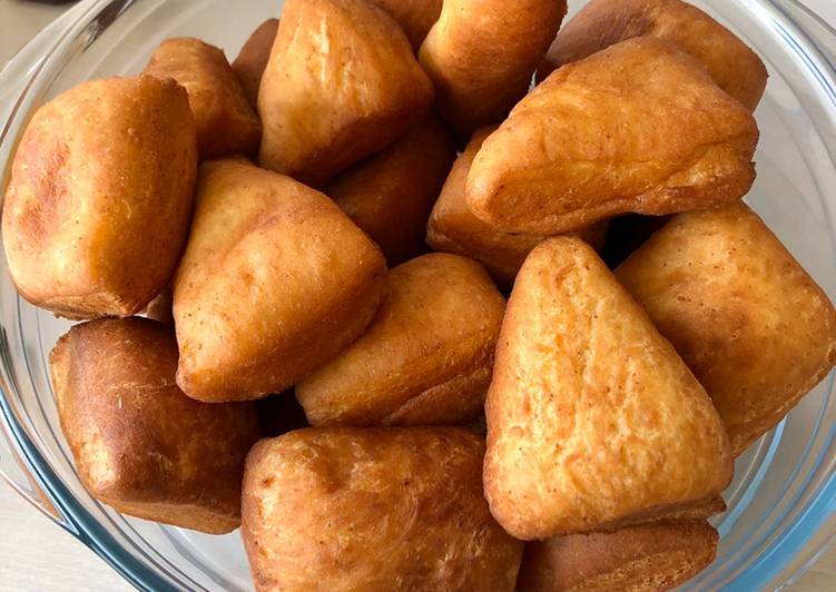 Easiest Way to Make Perfect All Purpose flour Mandazi -with yeast