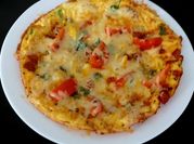 A picture of capsicum omelette