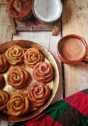 চায়ের সাথে গোলাপ পিঠা রেসিপির প্রধান ছবি