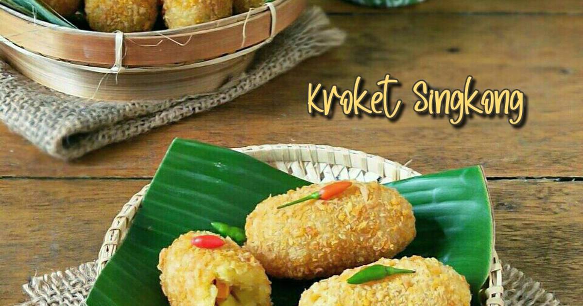 Resep Kroket Singkong Frozen Oleh Yuliana Menjoi Cookpad